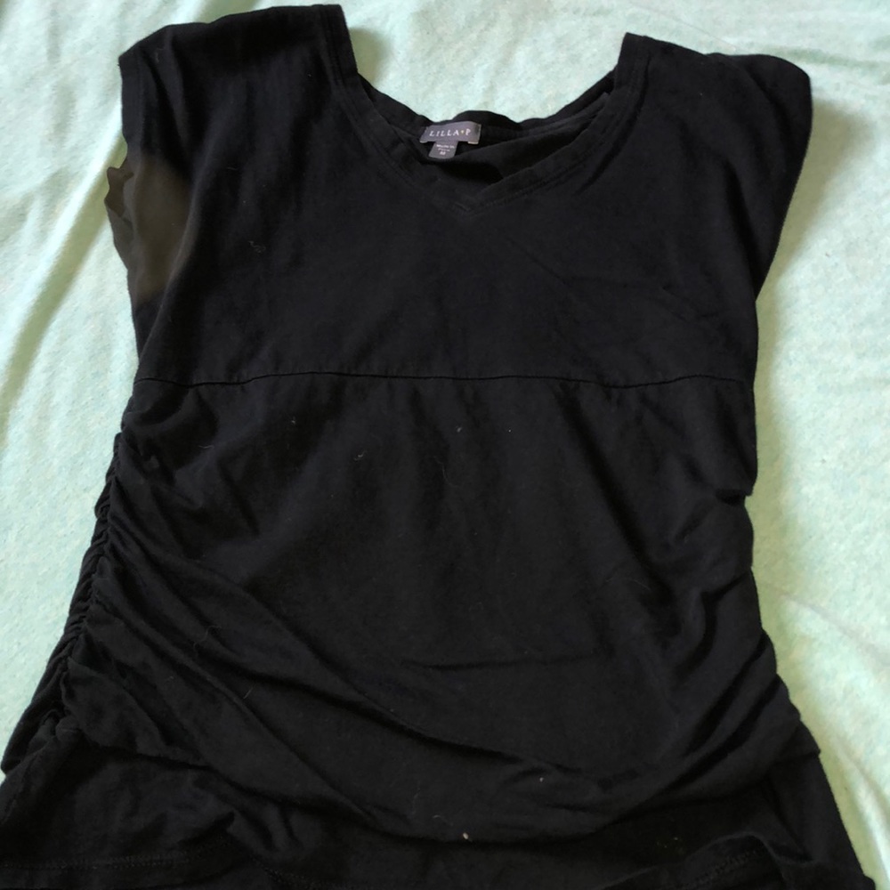 Black V-Neck Tee